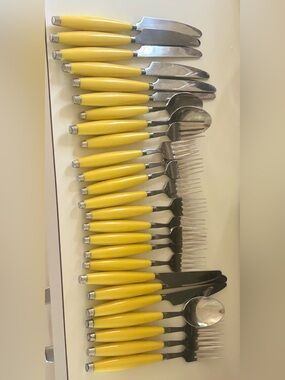 Fiestaware Vintage Stainless Flatware Set - 24 Pieces